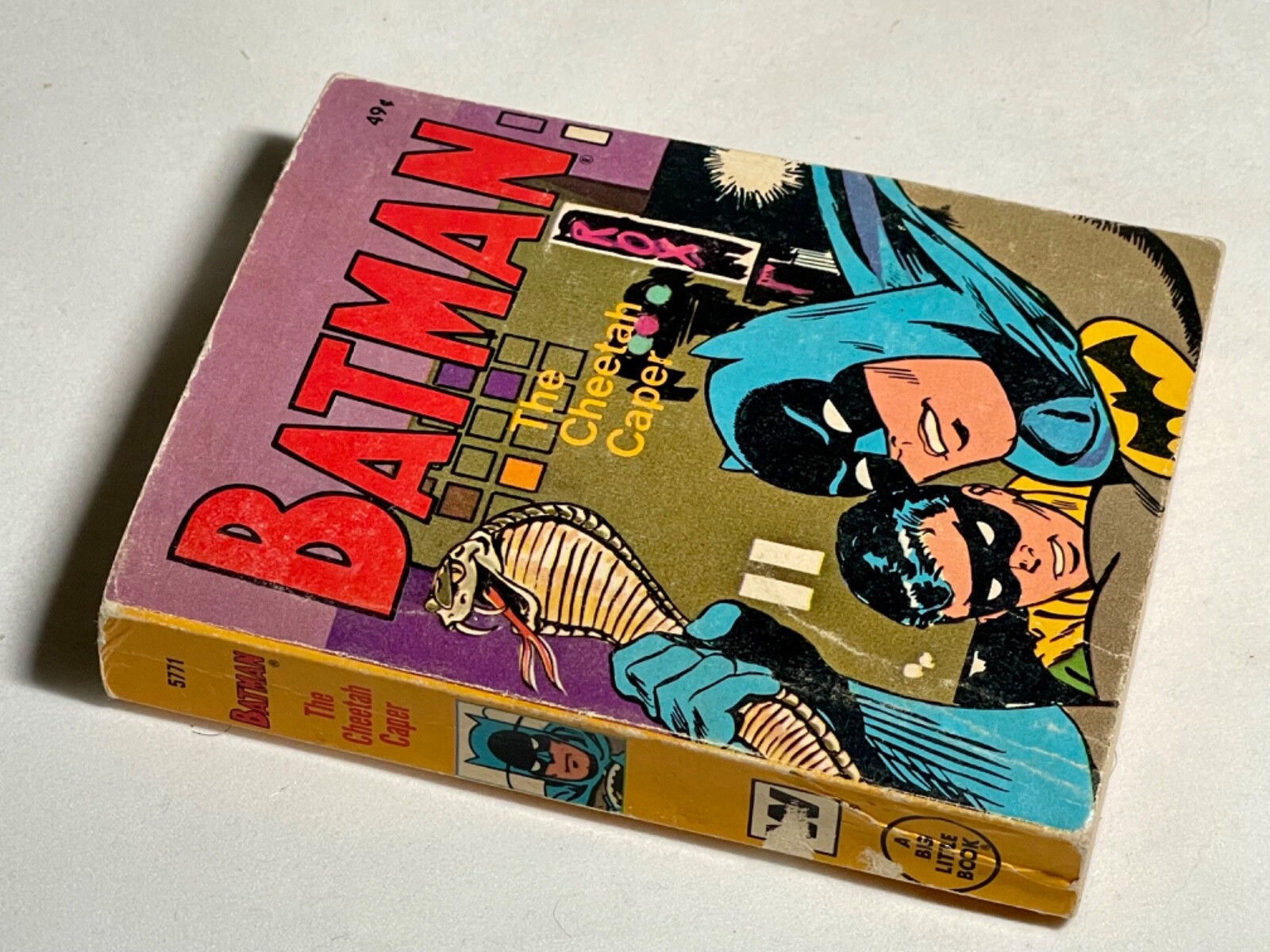 Big Little Book Whitman Aquaman, Batman and Fantastic Four Lot of 3 Books used