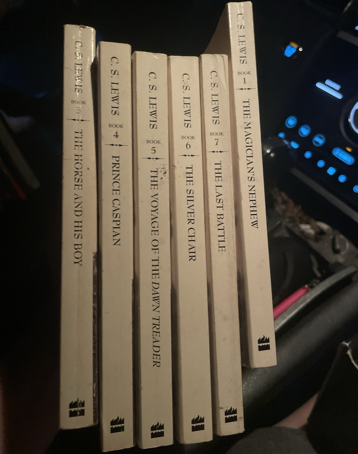 The Chronicles of Narnia Paperback Book Lot (6) by C.S. Lewis Fantasy Fiction