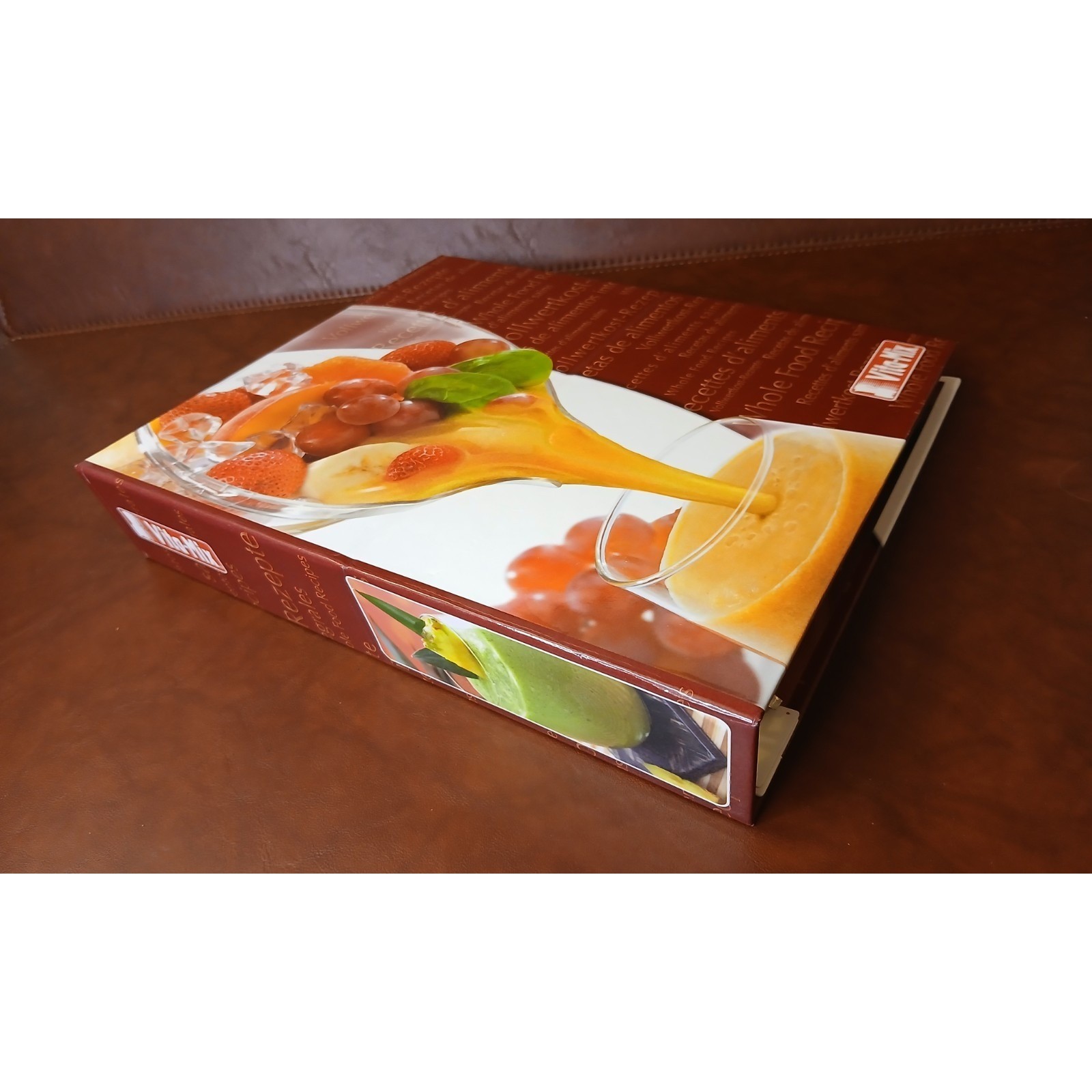 Vita Mix Whole Food Recipes Cookbook Smoothies Soups Dips Breads Breakfast #B47