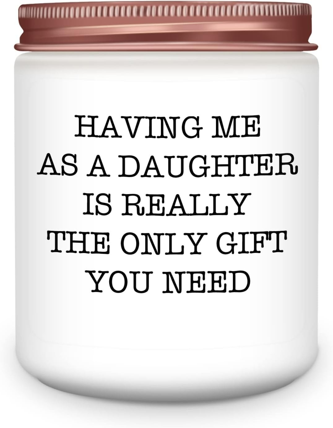 Thoughtful Gifts for Mom & Dad – 9 oz Lavender Candle with Funny Message