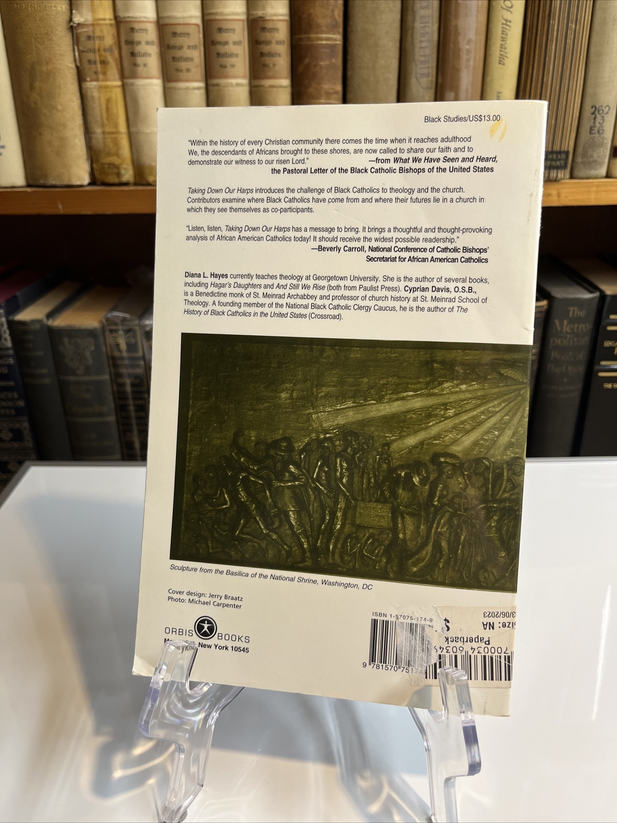 Taking down Their Harps : Black Catholics in the United States by Cyprian Davis