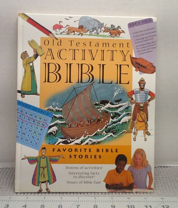New Testament Activity Bible Hardcover Book Jesus Favorite Stories 64 pages