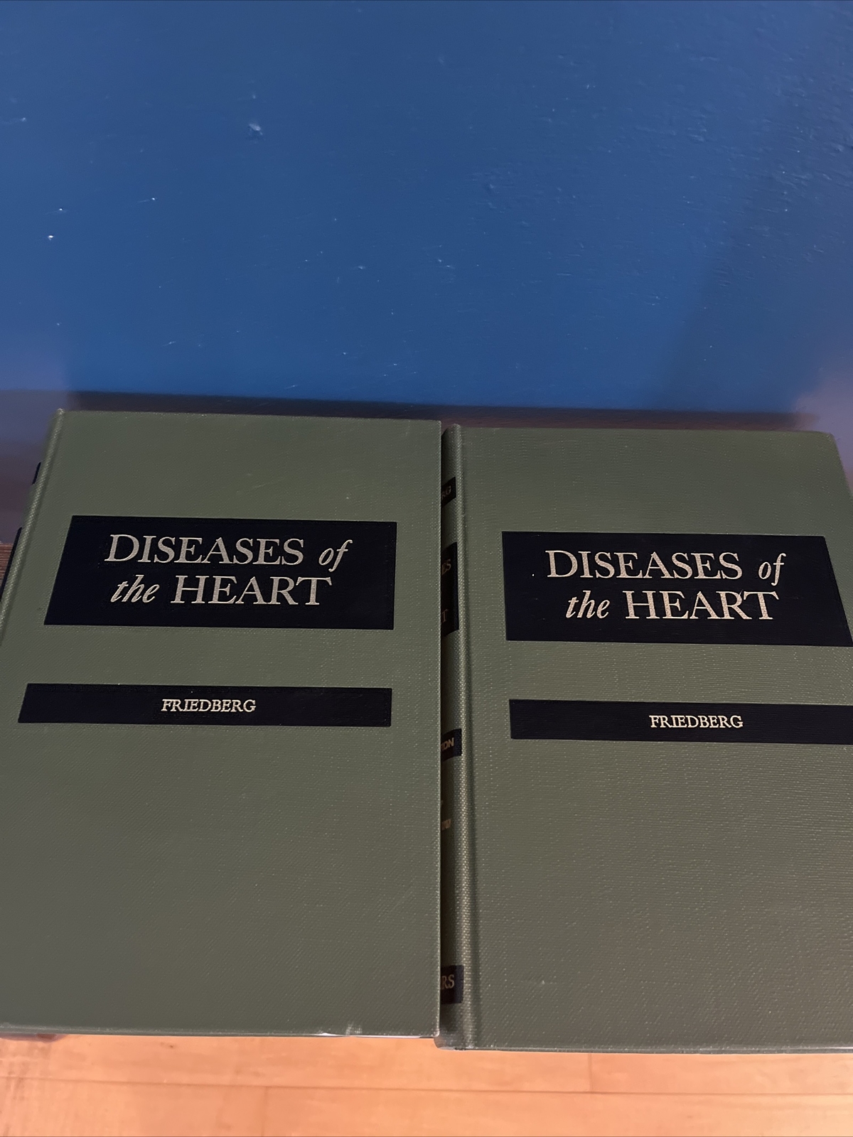 Diseases of the Heart by Friedberg, Charles K. 1966 HC Vol 1 & 2, Third Edition