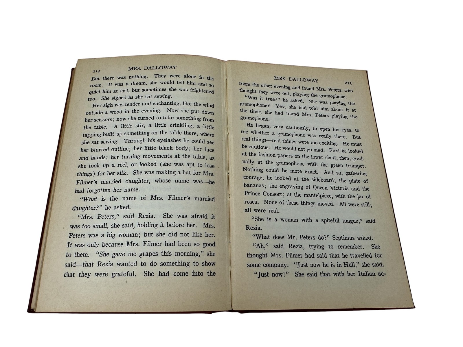 Mrs. Dalloway by Virginia Woolf The Modern Library 1928 Hardcover Vintage Novel