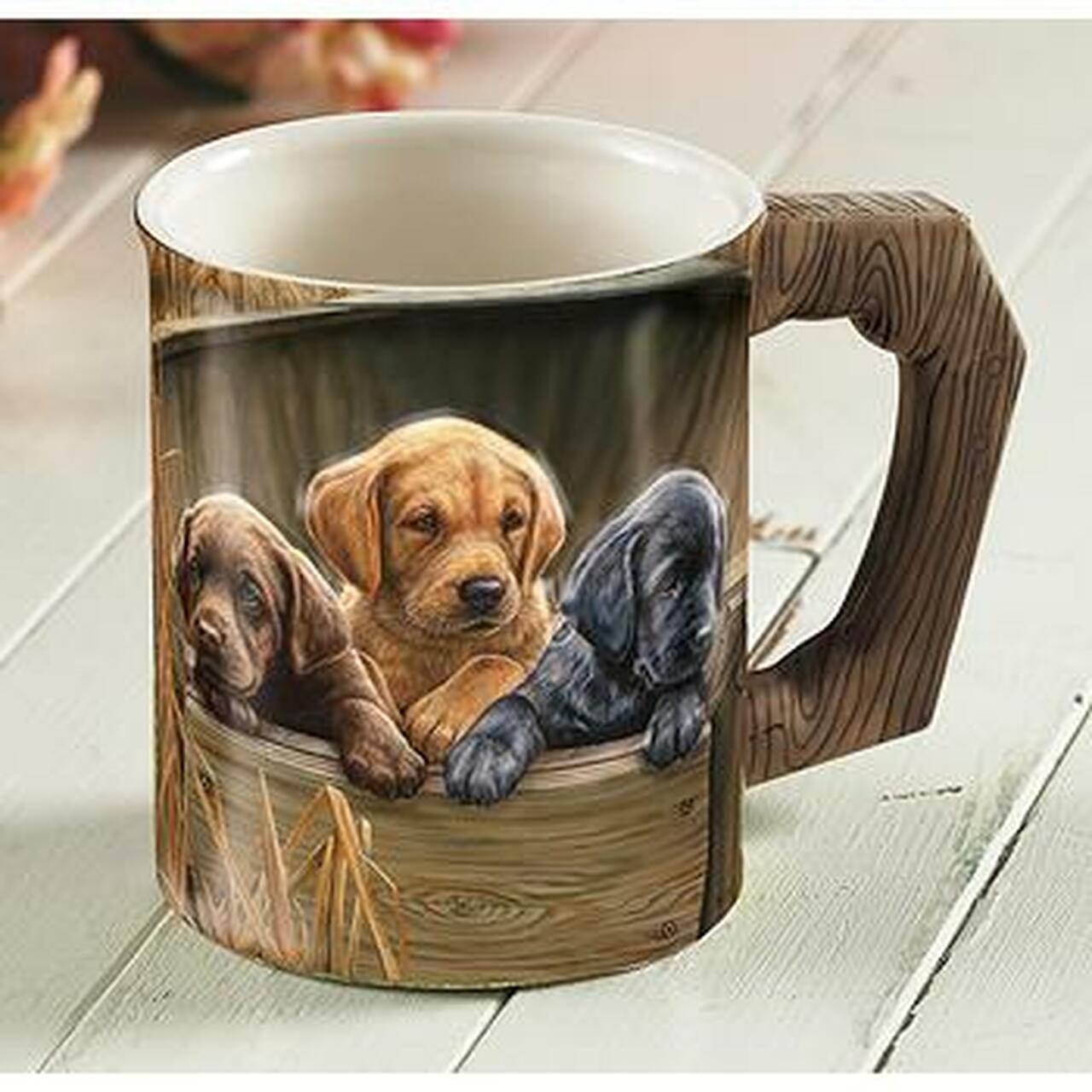 Sculpted Mug All Hands on Deck – Labs 16 oz.