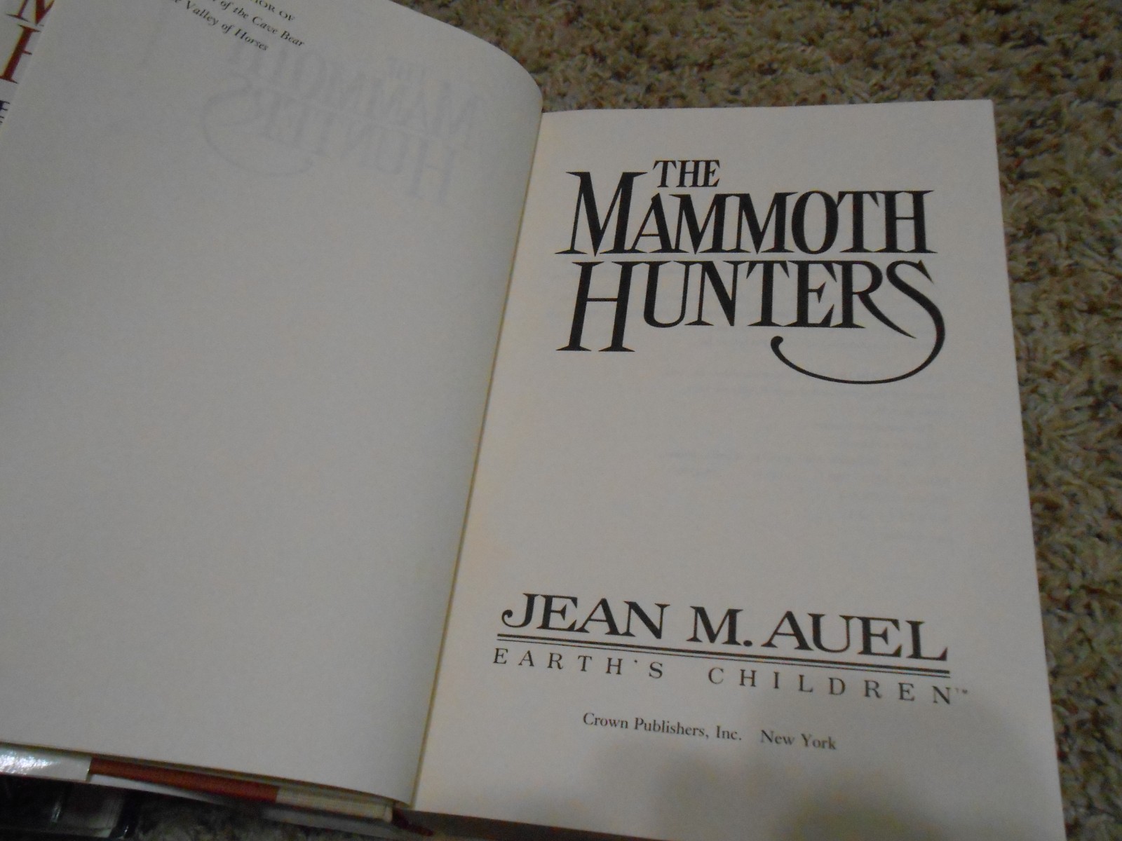 Jean M Auel EARTH’S CHILDREN 6 Vo Set 3 BCE 2-1st/1st 1 SIGNED -HC/DJ 1GC-VGC