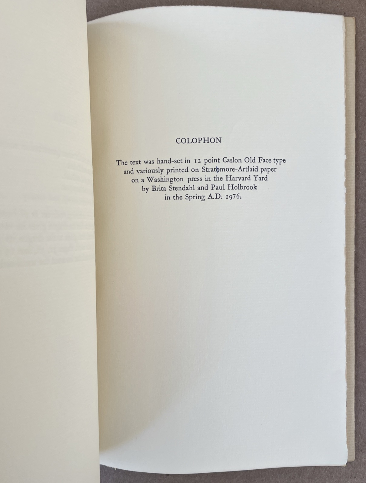SWEDISH ENGLISH Poems Gunnar Ekelöf 1976 trans. Brita Stendahl LIMITED PRINTING