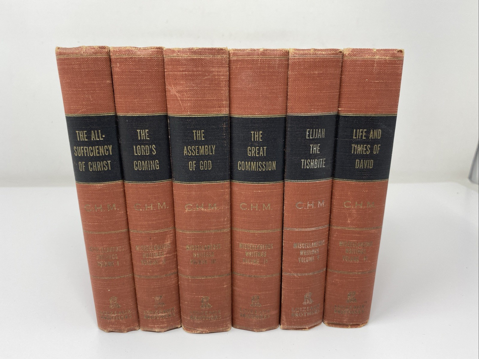 Miscellaneous Writings C. H. Mackintosh Vol 1–6 Loizeaux Bros. HC 1951 8th Print