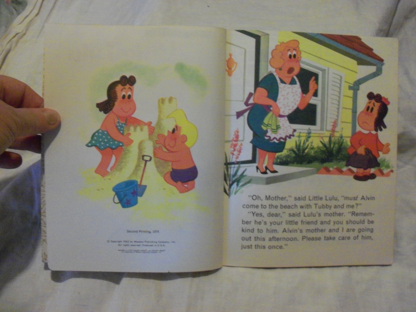 1974 2nd Printing LITTLE LULU LITTLE GOLDEN BOOK – Lot #221
