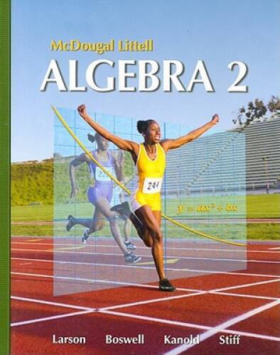 McDougal Littell Algebra 2 (Holt McDougal Larson Algebra 2) – ACCEPTABLE
