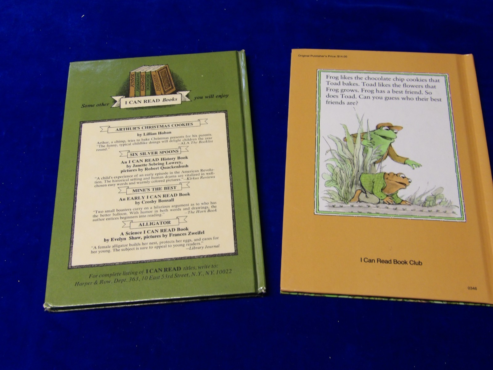Frog And Toad By Arnold Lobel Lot Of 2 Hardbacks Good Condition