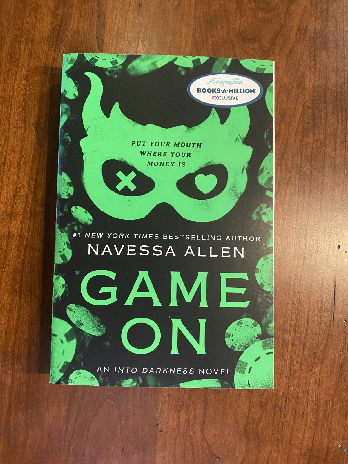 Navessa Allen „Game On“ Books-A-Million Exclusive Autograph