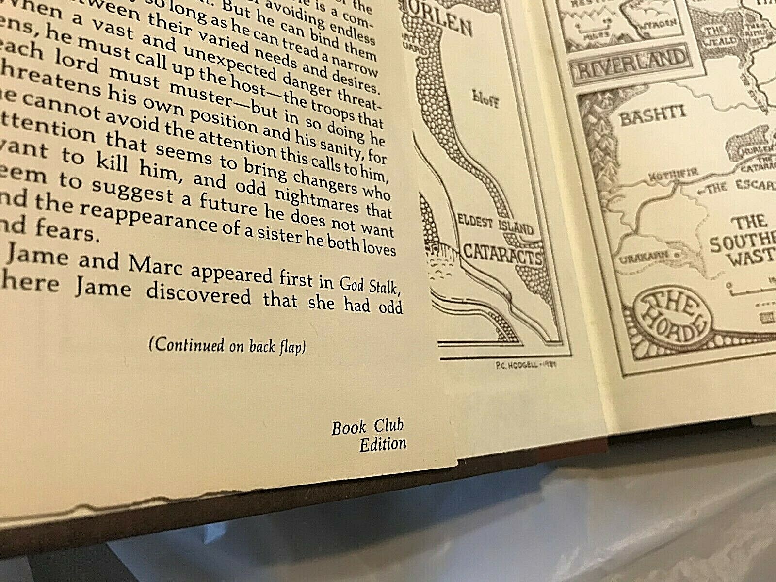 P.C. Hodgell DARK OF THE MOON Book Club Edition Fantasy Adventure