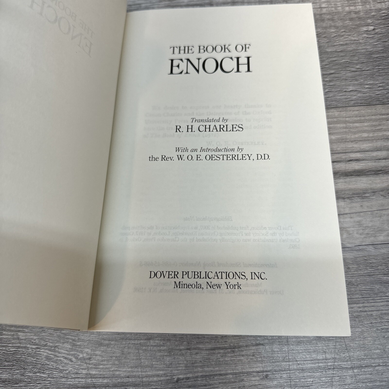 The Book of Enoch (Dover Occult) – Paperback By Charles, R. H. – VGUC