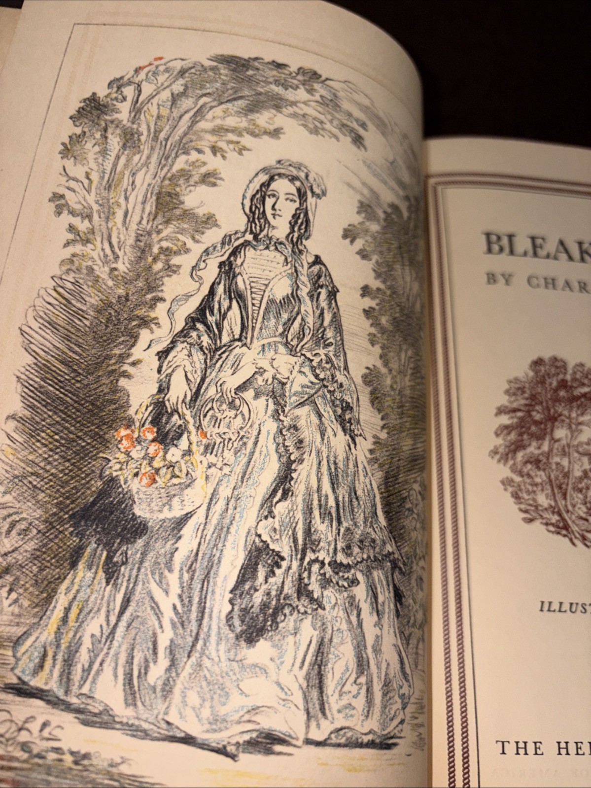 Bleak House Charles Dickens Illustrated By Robert Ball 1942 Heritage Press
