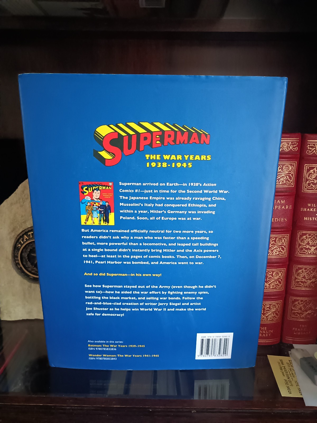 Superman: War Years 1938-1945_Roy Thomas_HCDJ_DC Comics_Very Good