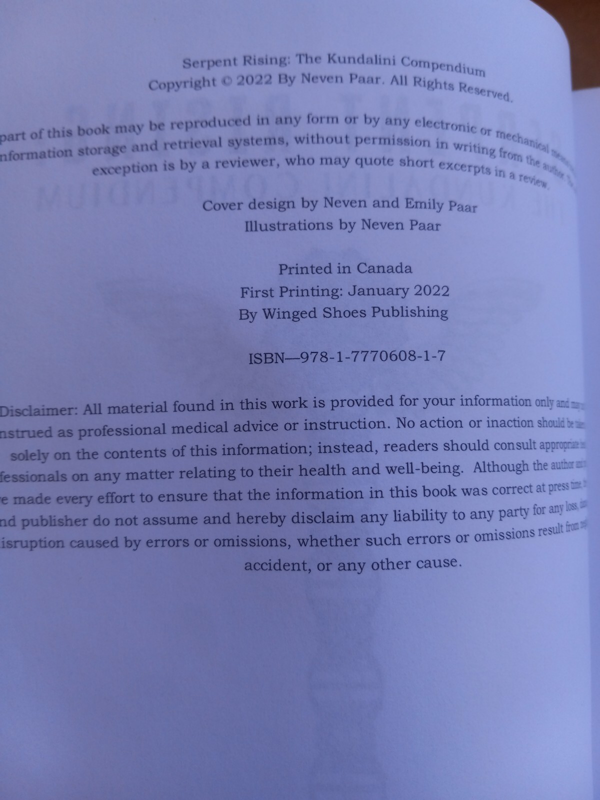 Serpent Rising: The Kundalini Compendium Standard Edition First Print