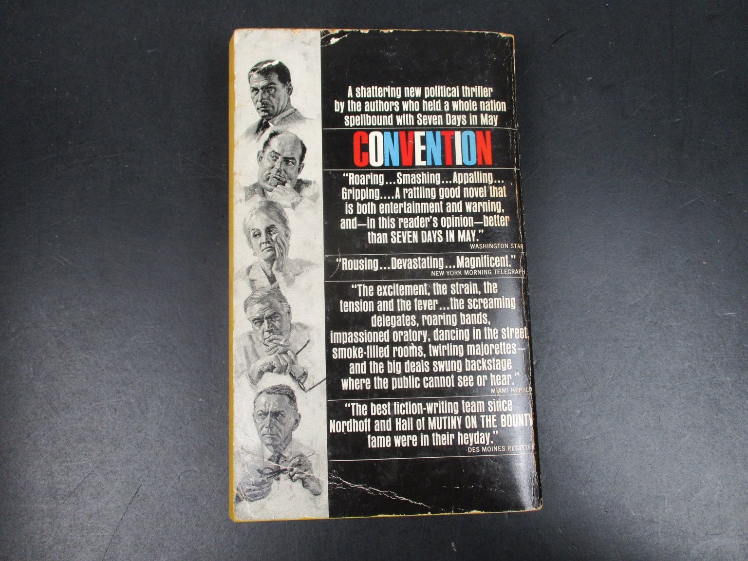 Convention by Knebel Bailey 1965 Bantam Edition Political Thriller Paperback PB