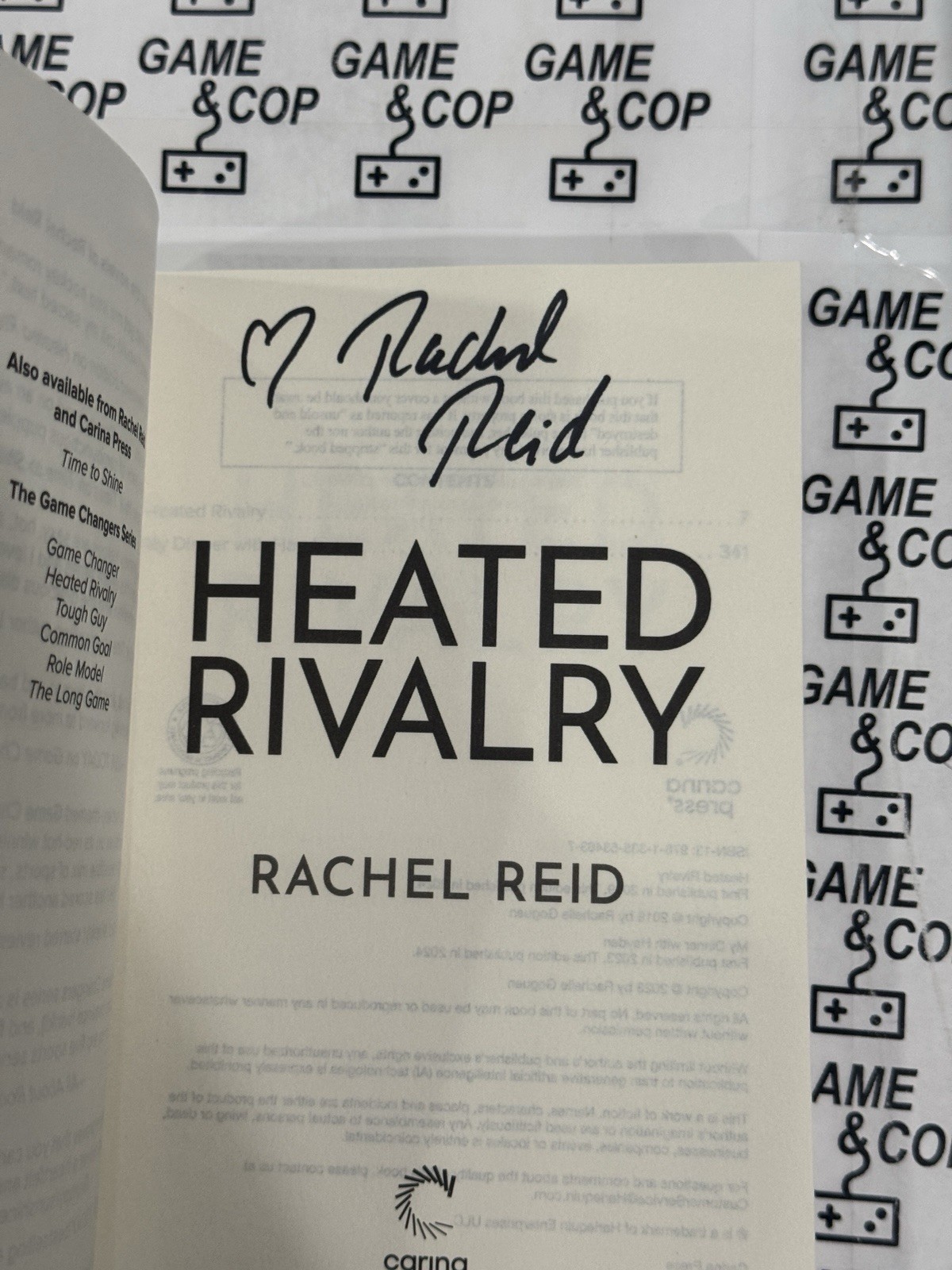 Heated Rivalry Series Signed Rachel Reid – 6 Books Game Changer Tough Guy Role