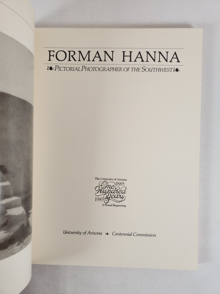 Forman Hanna Pictorial Photographer Of The Southwest 1985 PB Illustrated
