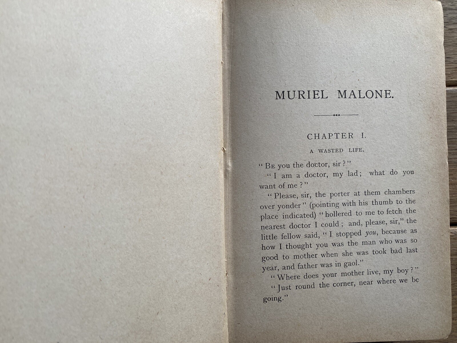 Muriel Malone or From Door to Door by Charlotte Murray (c1913 Antique Hardcover)