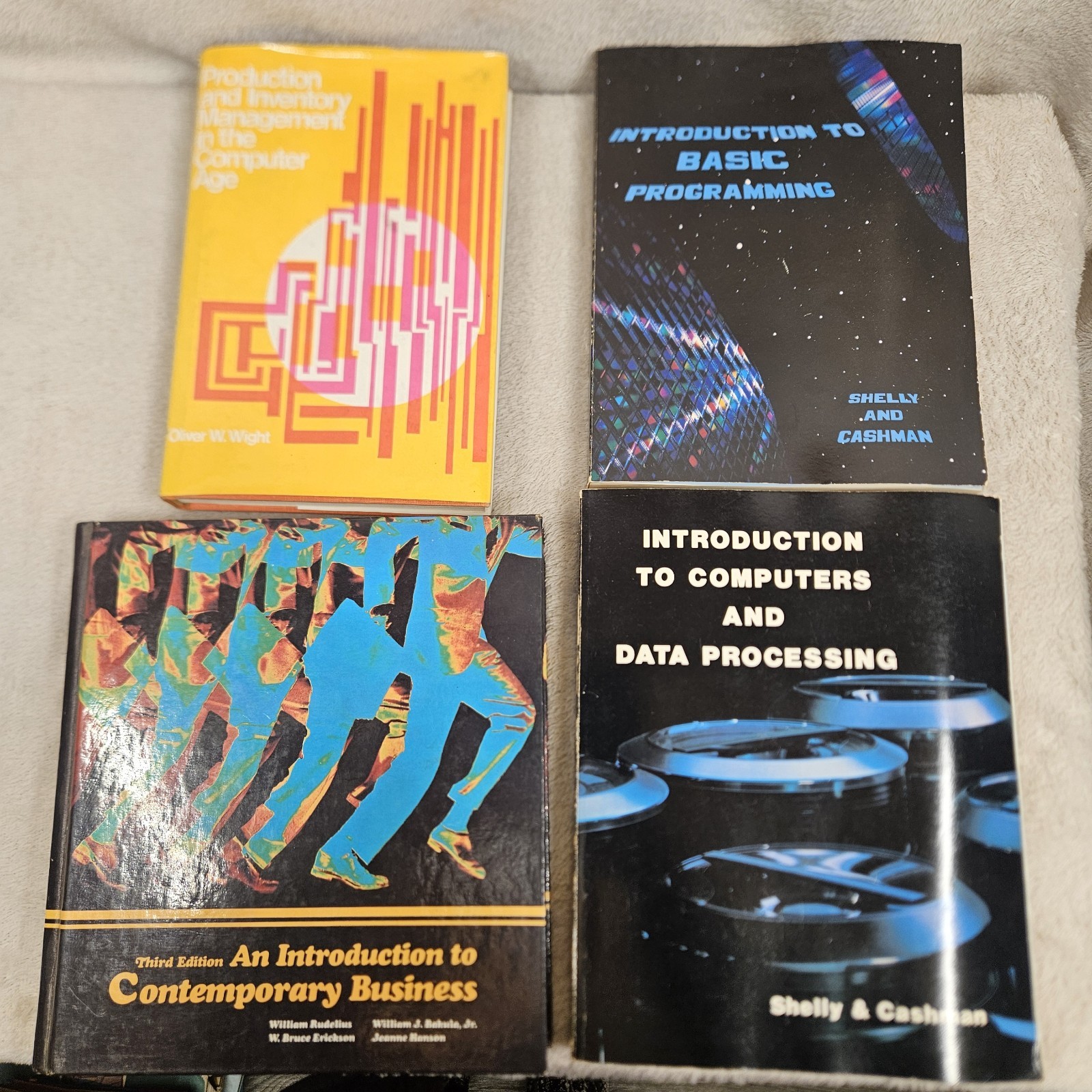 Vintage Computer & Business Books 70s 80s Programming Data Processing Managment