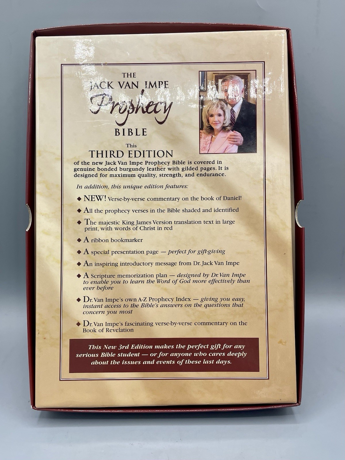 The Jack Van Impe Prophecy Bible, 3rd Ed Limited Edition KJV Holy Bible Read