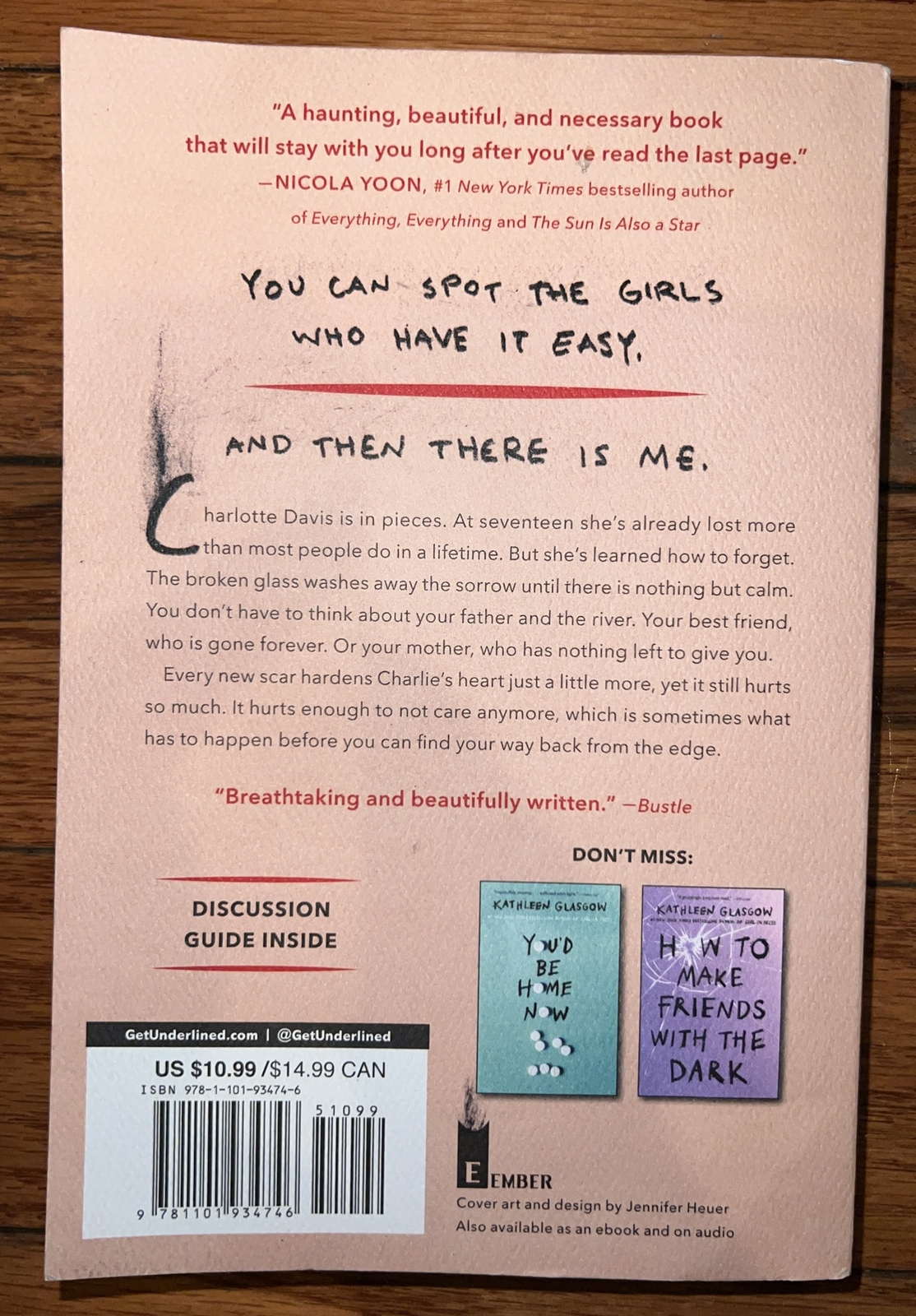 Girl in Pieces by Kathleen Glasgow (2018, Trade Paperback)