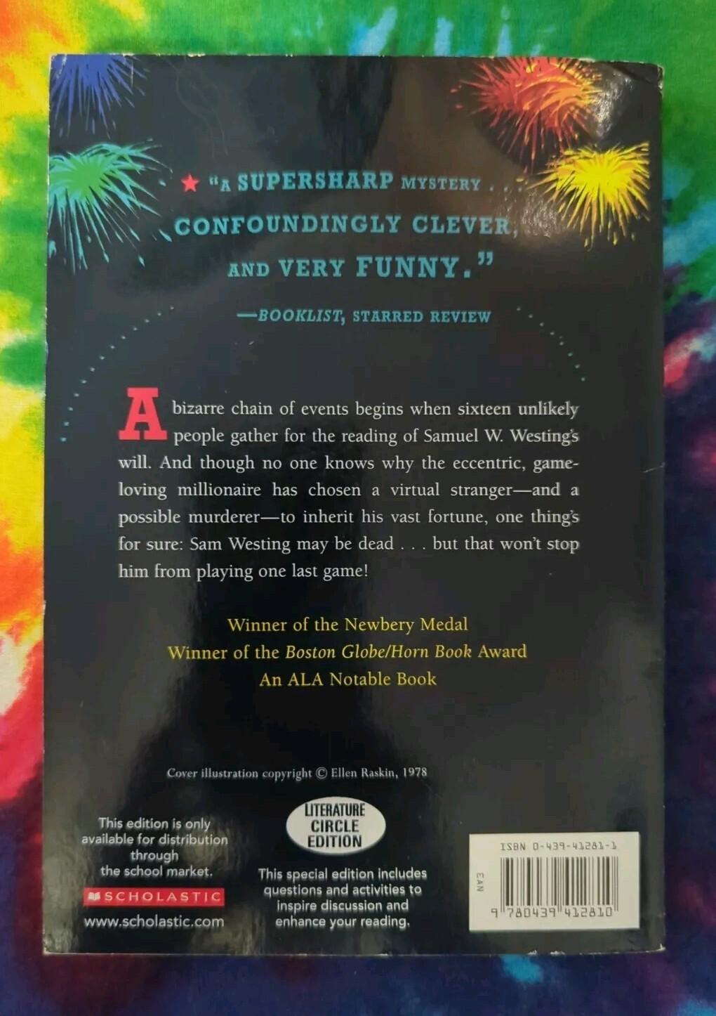 The Westing Game (Ellen Raskin) Paperback Book Scholastic