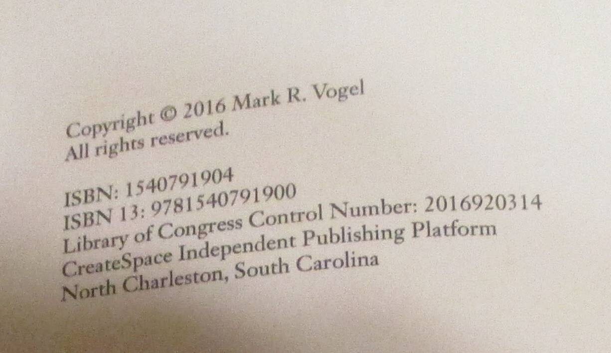 2016 The Ripper’s Time by Mark R. Vogel SIGNED Softcover Book 344 Pages