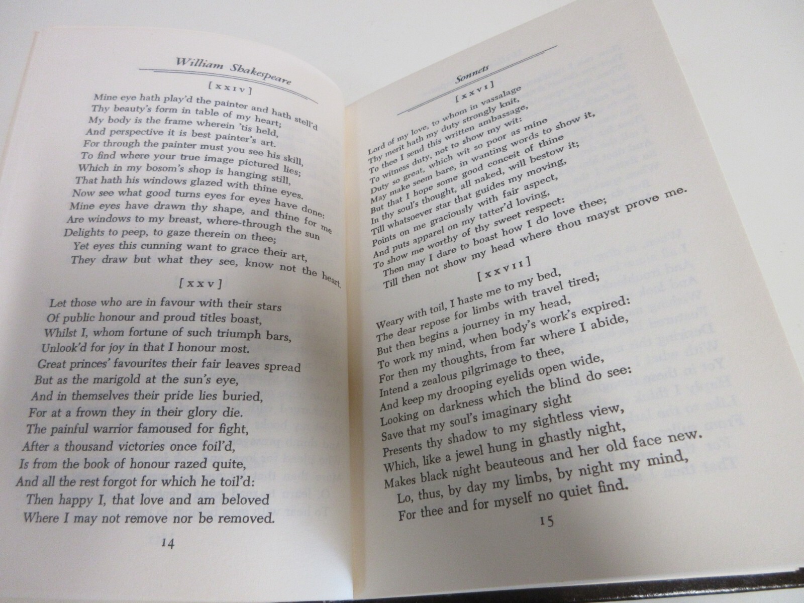 The Sonnets of William Shakespeare – Crown Publishers – 88 Pages – Vintage, 1961