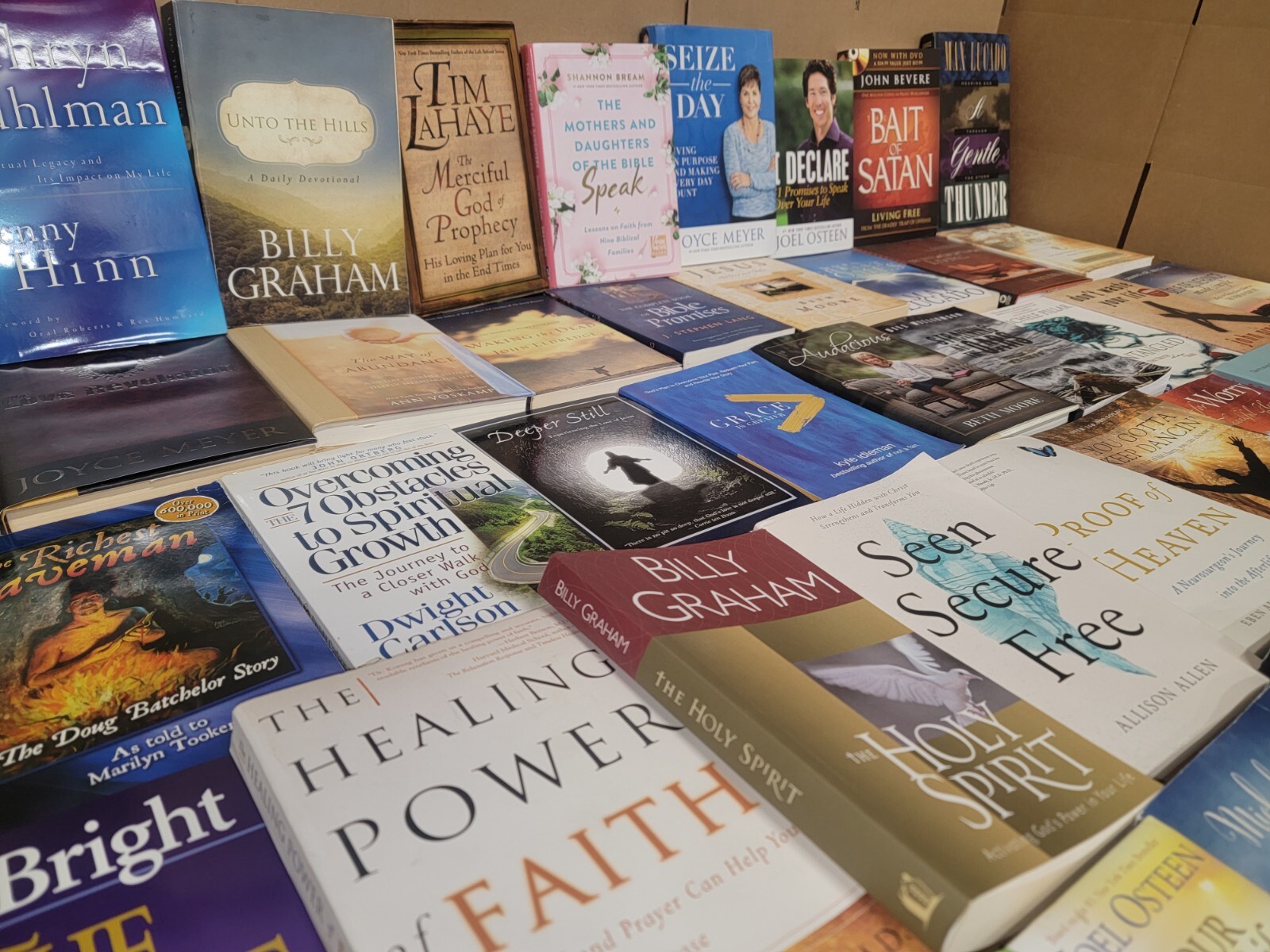 Lot of 10 Christian Prayer Sermon Christ Theology Meditation Books RANDOM*MIX