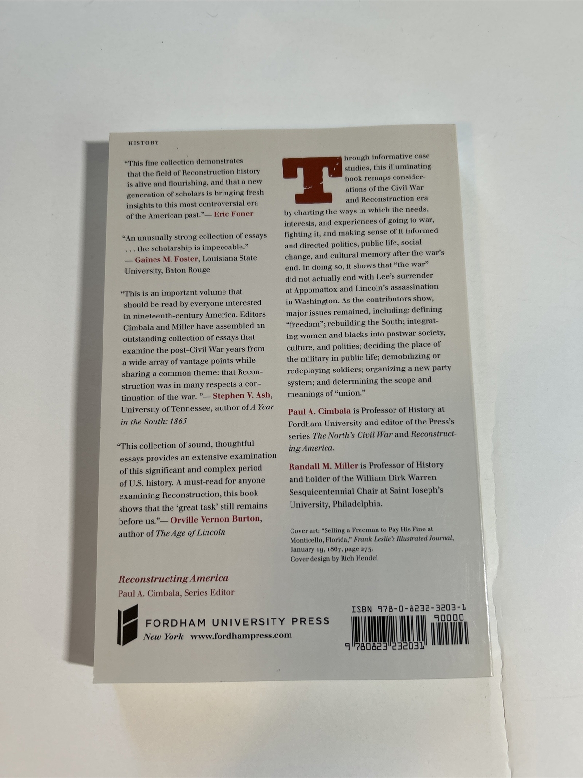 Great Task Remaining Before Us: Reconstruction as America’s Continuing War PB