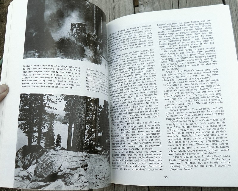 GHOST TOWN SCHOOLMARM (Anna Crain) by Tom Core. Mining Days Big Bear City, Calif