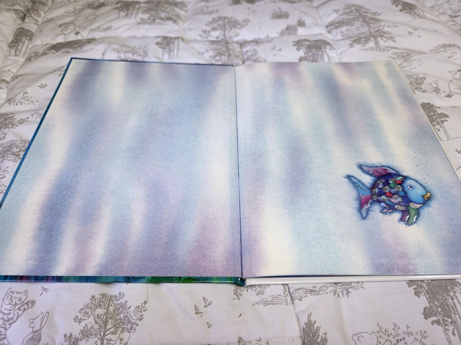 The Rainbow Fish by Marcus Pfister Hardcover 1992 Foil Illustrated Book