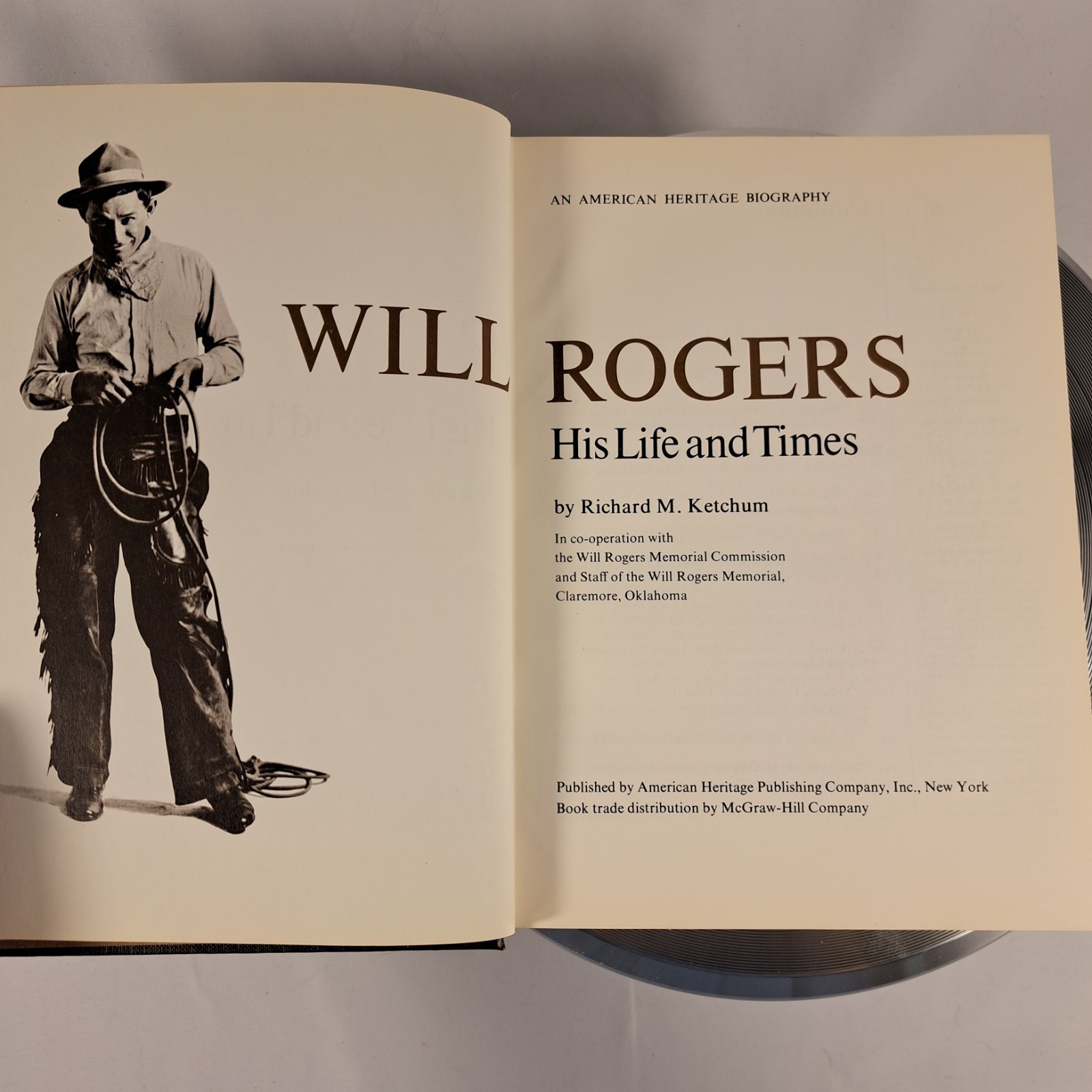 VTG 1st Ed. HB: Will Rogers: The Man and His Times by Richard M.Ketchum 1973