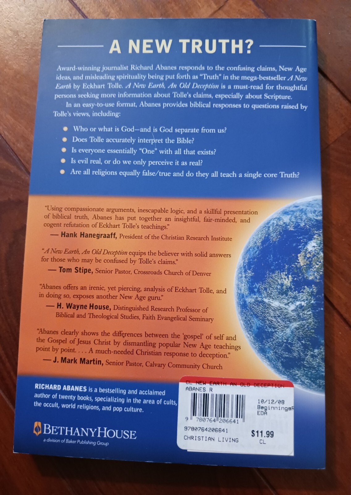 A New Earth, An Old Deception: Awakening to the Dangers of Eckhart Tolle