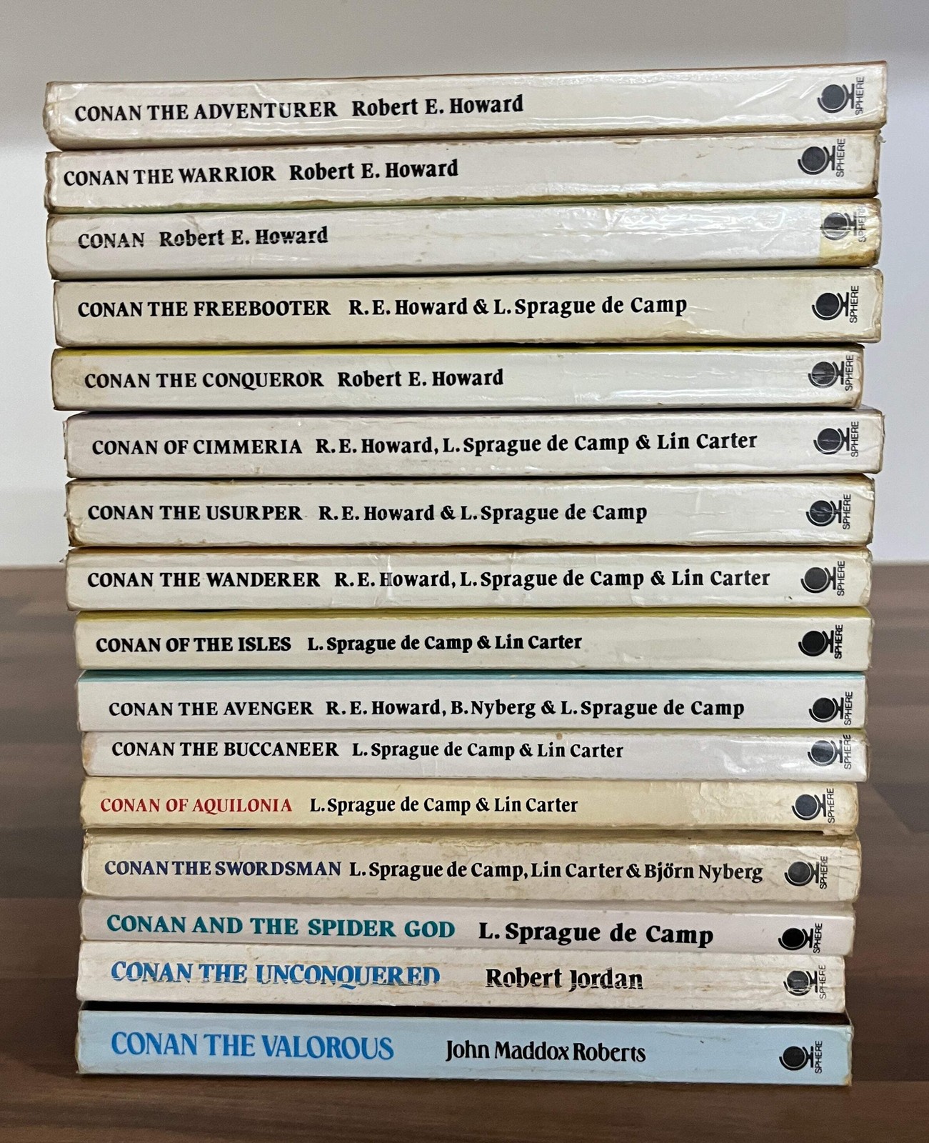 Conan the Barbarian Vol 1-13 Set Robert E Howard L Sprague de Camp Sphere Books