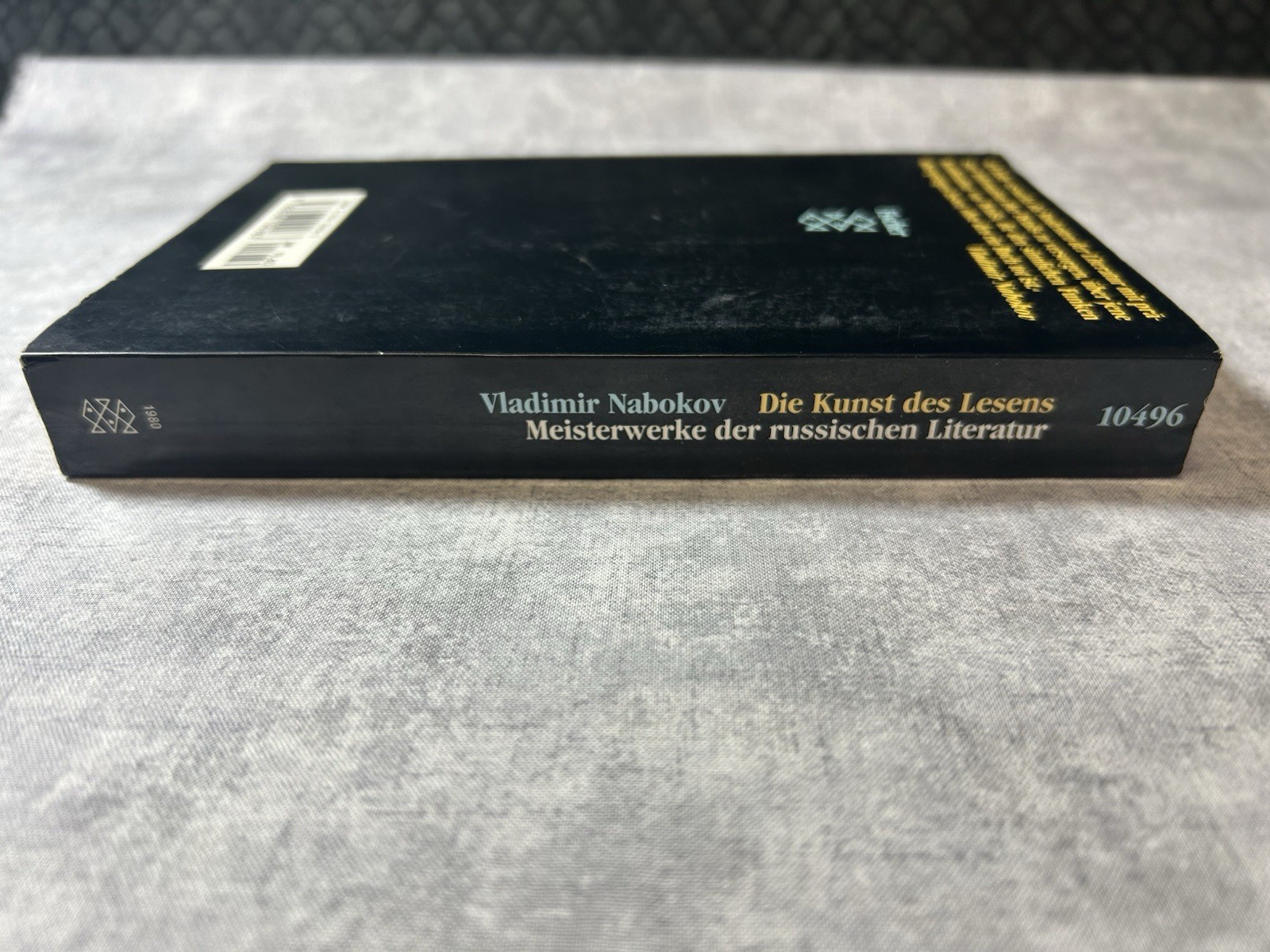 Vladimir Nabokov –Die Kunst des Lesens (1991) Fischer TB, Russische Meisterwerke