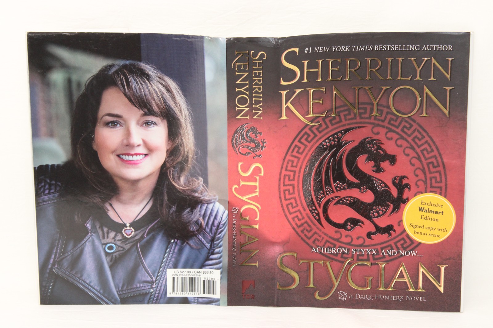 STYGIAN, Sherrilyn Kenyon Hardcover Dust Jacket 2018 Tor 1st/1st SIGNED, NF/VG+