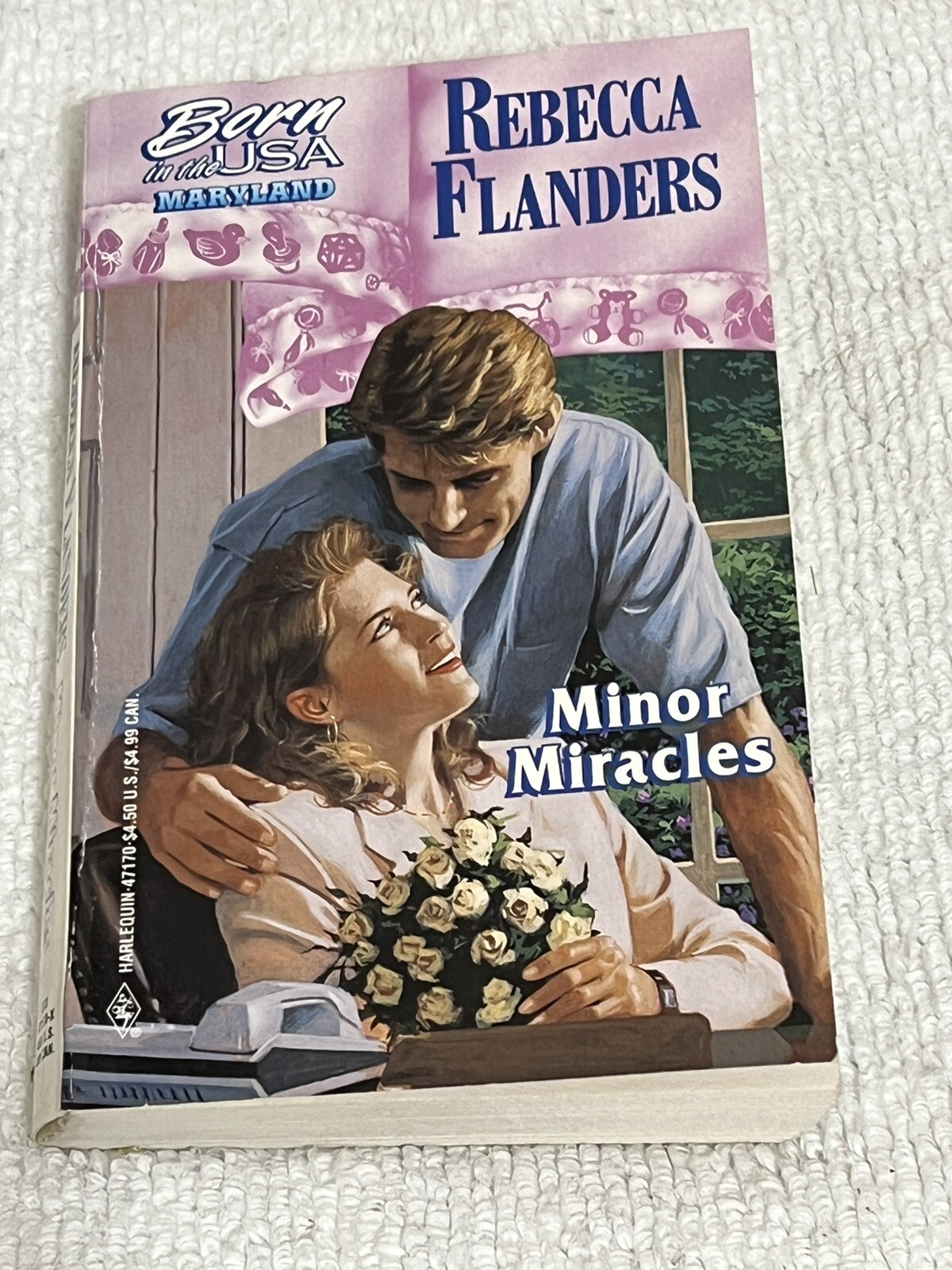 Harlequin Born In The USA Romance Series Lot 4 Paperback Books