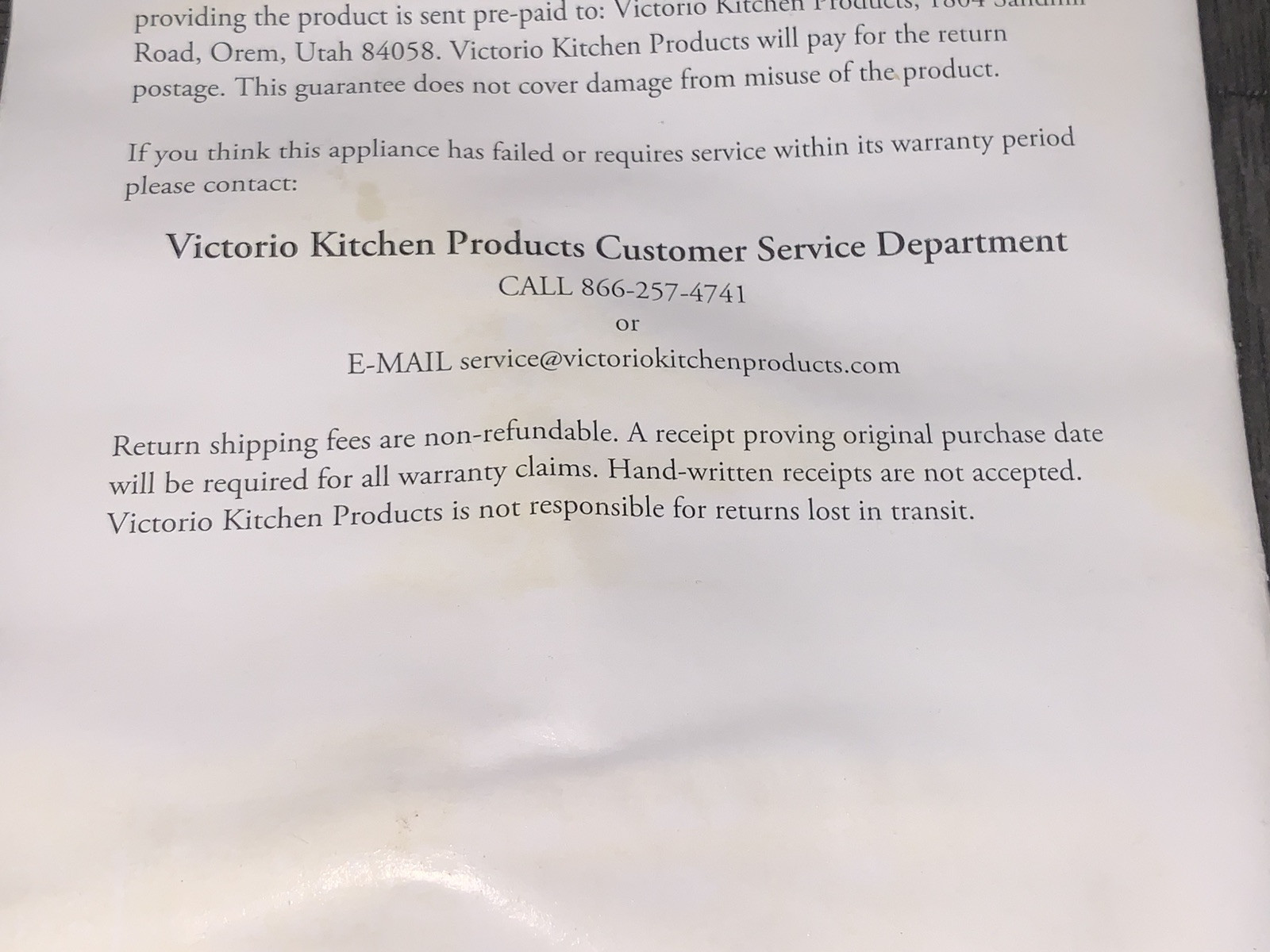 B9 VICTORIO VKP250 MANUAL RECIPE BOOK DELUXE FOOD STRAINER REPLACEMENT 12 PAGES