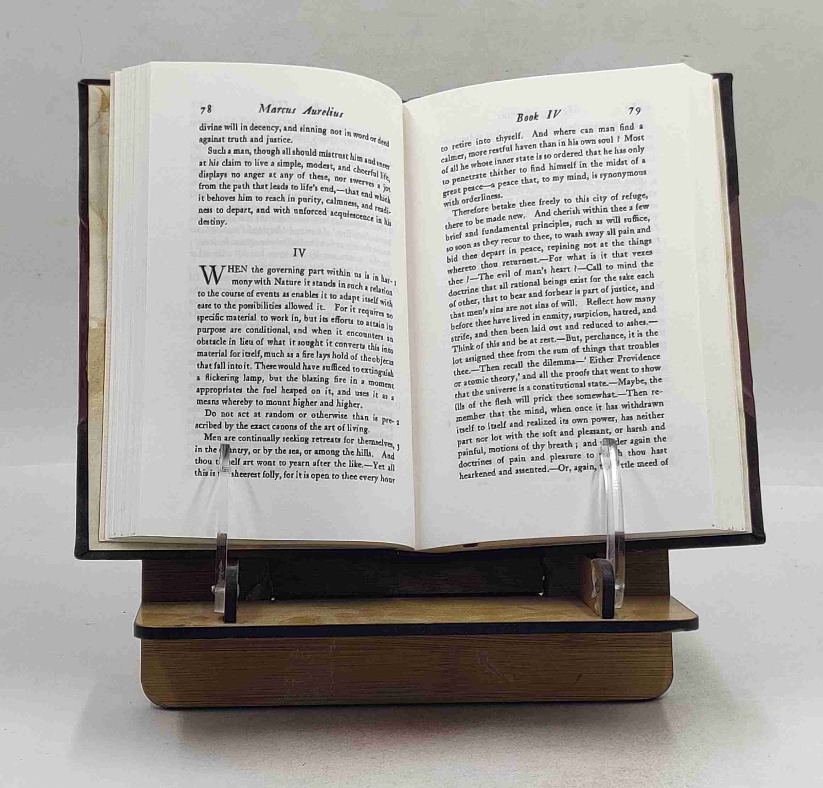 The meditations of Marcus Aurelius Antoninus 1906 by Marcus Au [Leather Crafted]