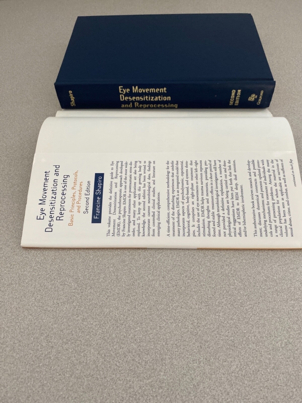 Eye Movement Desensitization And Reprocessing Second Edition By Francine Shapiro