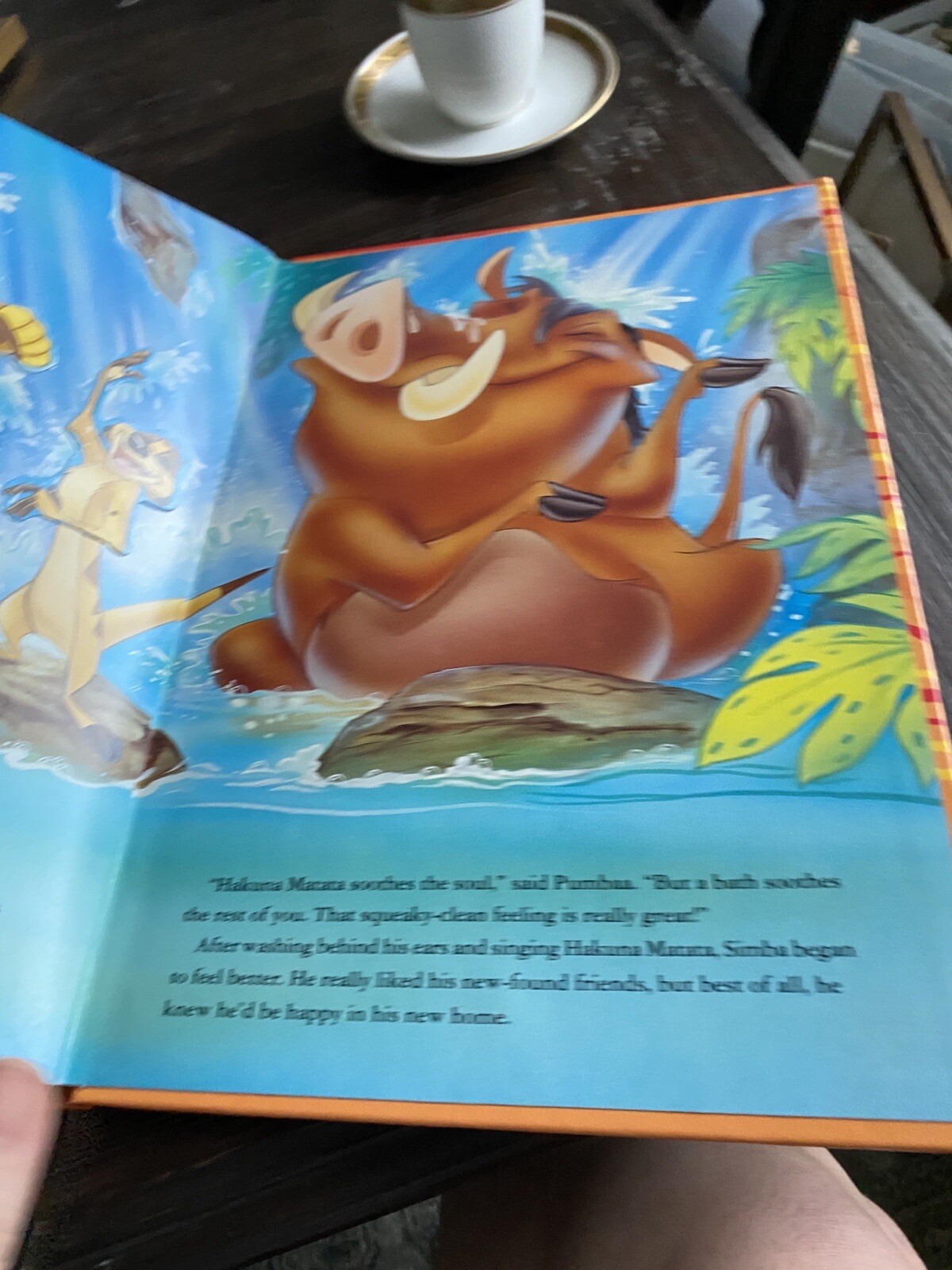 Lion King Simbas New Home Book Animated Moving Pictures 1994 90s Disney Vtg