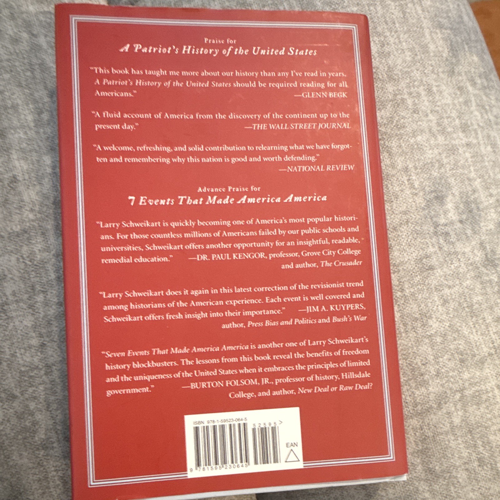 Larry Schweikart Seven Events That Made America America Paperback 2010 History