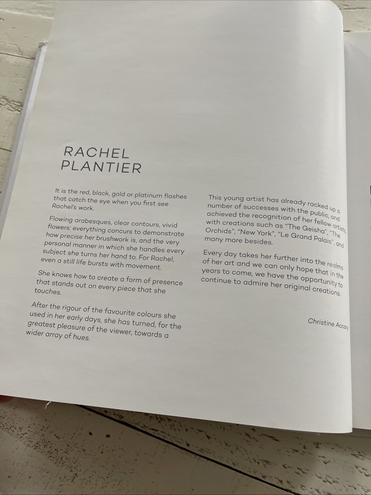 Rachel Plantier Ceramics Book – Bilingual French & English – 77 Pages