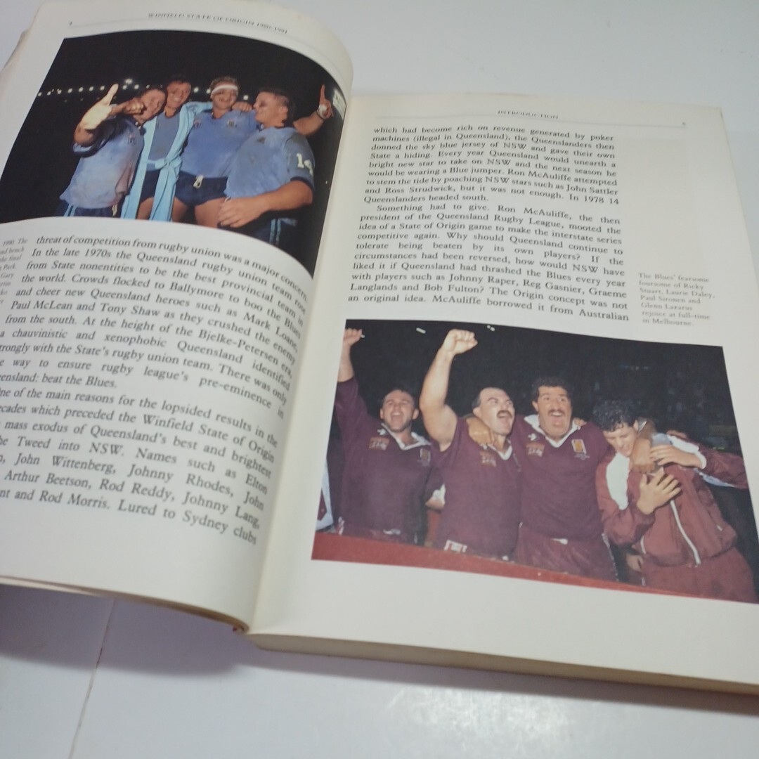 Winfield State Of Origin 1980-1991 – Brett Harris – Large Paperback Rugby