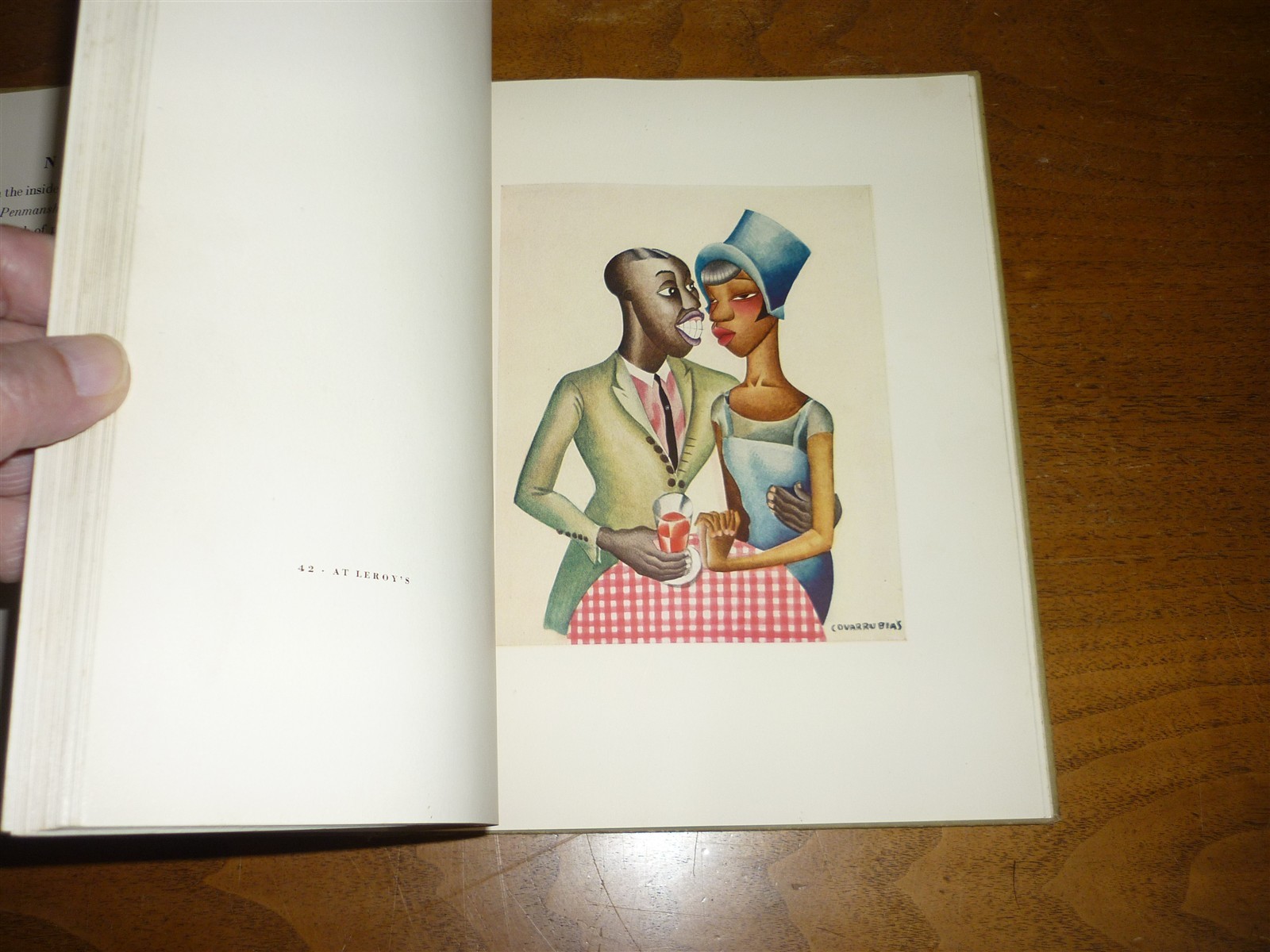 Miguel Covarrubias. Negro Drawings. 1st ed. 1927. Color and b&w ills. Good copy.