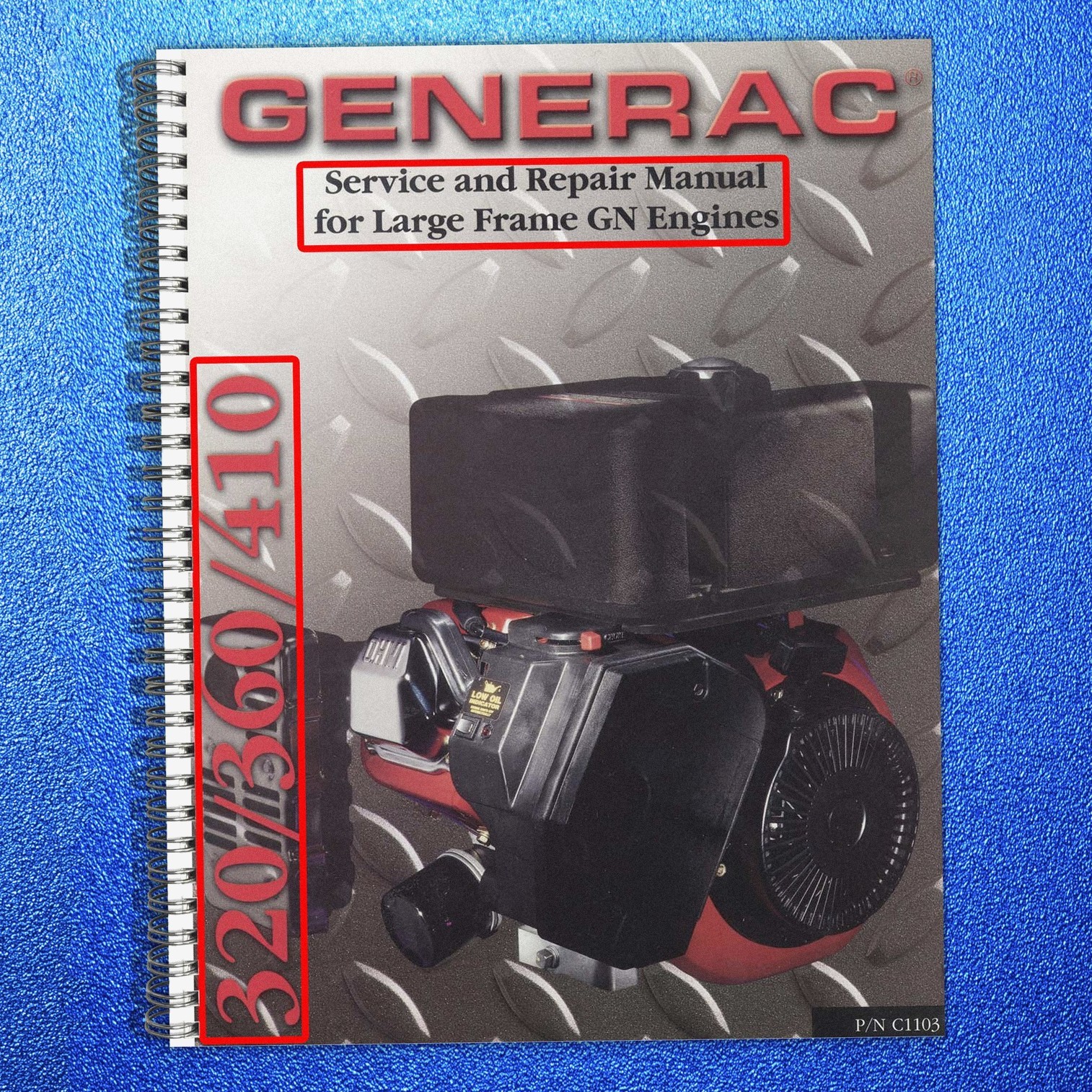 GENERAC 320 360 410 Large Frame GN Engines Service Repair Manual – WIRE BIND
